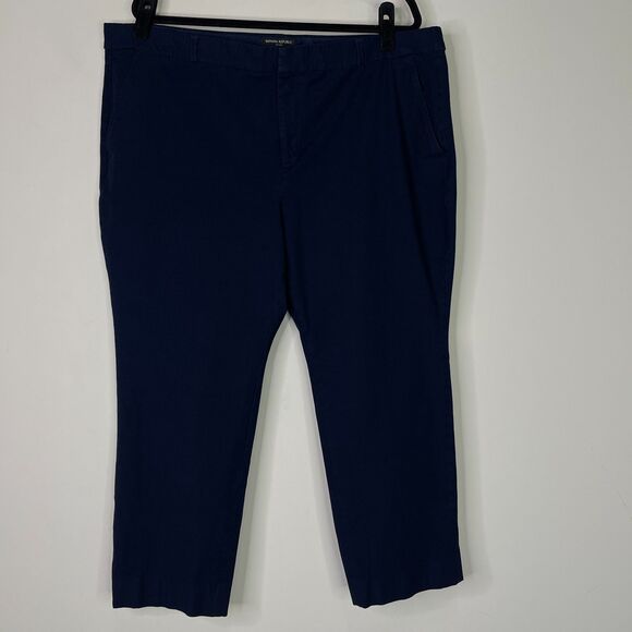 Banana Republic Ryan Slim Straight Washable Bi-Stretch Pant Plus Size 20 Short - Picture 8 of 8